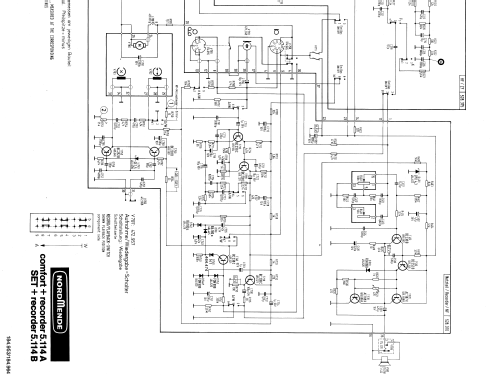 Comfort + recorder 5.114.A; Nordmende, (ID = 369166) Radio