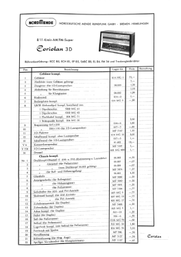 Coriolan 57/3D Ch= 614; Nordmende, (ID = 3014112) Radio