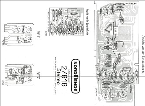 Cosima-Stereo Ch= 2/616; Nordmende, (ID = 991645) Radio