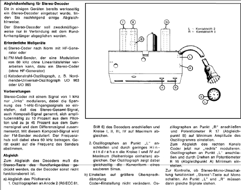 Cosima-Stereo Ch=4/675; Nordmende, (ID = 39913) Radio