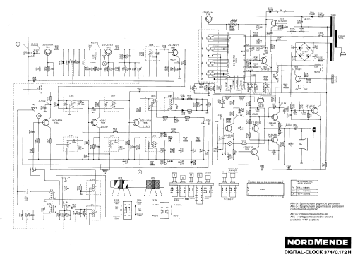 Digital Clock 374 / 0.172H; Nordmende, (ID = 115371) Radio