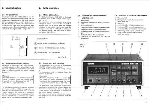 Digitalmultimeter Dimu 3363; Nordmende, (ID = 826142) Equipment