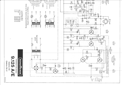 Elektra SK 969.125A Ch= 9.125A ; Nordmende, (ID = 132789) Radio