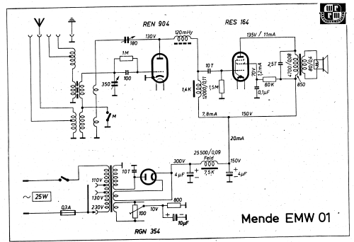 EMW01; Nordmende, (ID = 165816) Radio