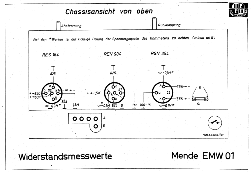 EMW01; Nordmende, (ID = 165817) Radio