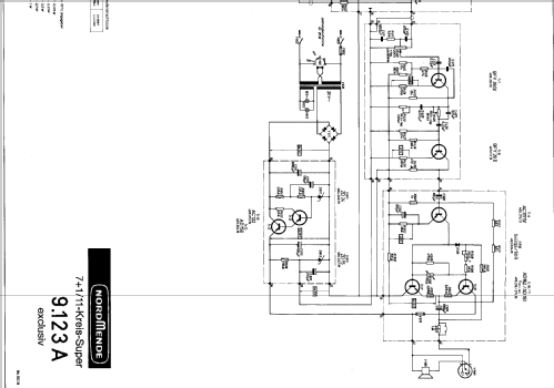 Exclusiv 969.123.A Ch= 9.123A ; Nordmende, (ID = 303386) Radio