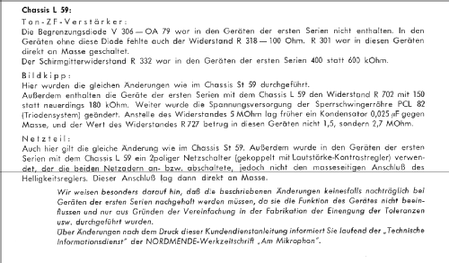 Exquisit 59 859.732.00 Ch= L59 + Rfk. Ch= 59/632; Nordmende, (ID = 275430) TV Radio