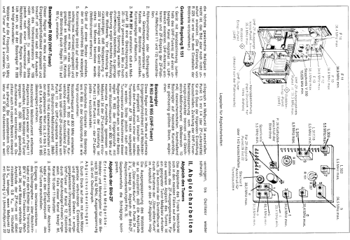 Exquisit de luxe Stereo Ch= L71/LL71 - 866.713.00 + Rfk. Ch= 6/683; Nordmende, (ID = 1809918) TV Radio