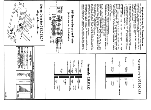 Exquisit de luxe Stereo Ch= L71/LL71 - 866.713.00 + Rfk. Ch= 6/683; Nordmende, (ID = 1846139) TV Radio