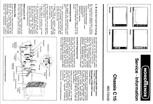 Falstaff Ch= C15; Nordmende, (ID = 1793627) Television