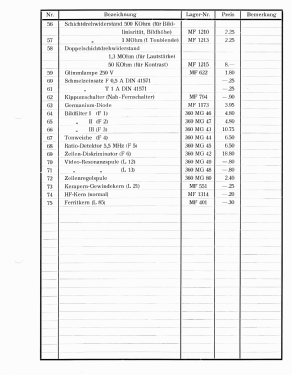 Favorit 54 Ch= 370; Nordmende, (ID = 2757779) Television