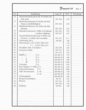 Favorit 55 Ch= 564; Nordmende, (ID = 2757789) Television