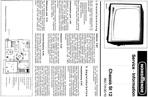 Favorit Ch= St12 - 862.731.00/10; Nordmende, (ID = 1792303) Television