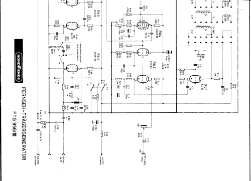 Fernseh Signal Generator FSG957/III ; Nordmende, (ID = 397082) Ausrüstung