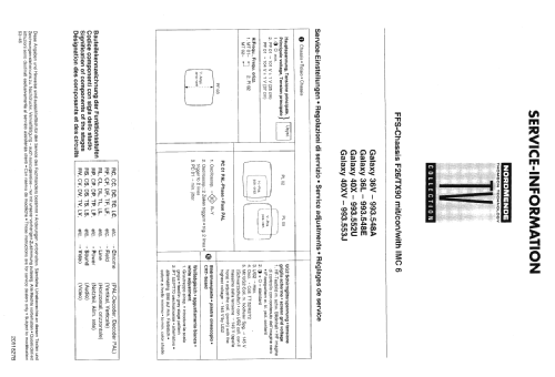 Galaxy 36 V 993.548A 3.548 A 13 - Oberfläche 13 - Ch= F 26/TX 90; Nordmende, (ID = 1924924) Television