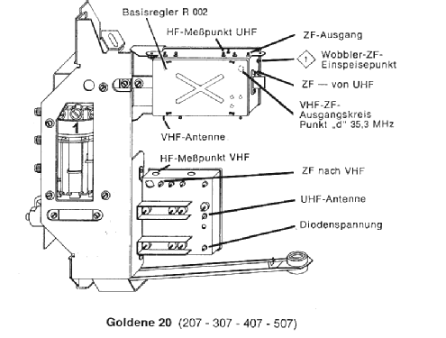 Goldene 20 969.226.A; Nordmende, (ID = 947870) Television