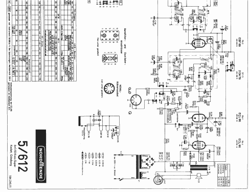 Göteborg F26 Ch= 5/612; Nordmende, (ID = 1405056) Radio