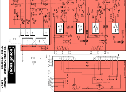 Hifi-Stereo-Kombination 8100 SCP 8.160 A/B; Nordmende, (ID = 385248) Radio