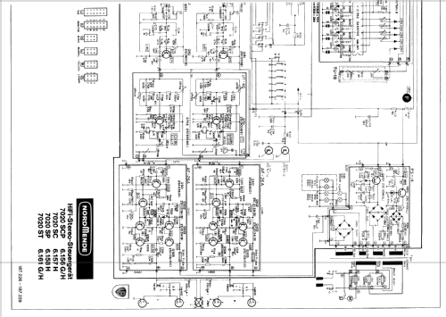 HiFi-Stereo-Steuergerät 7020 SC 6.157H; Nordmende, (ID = 318679) Radio