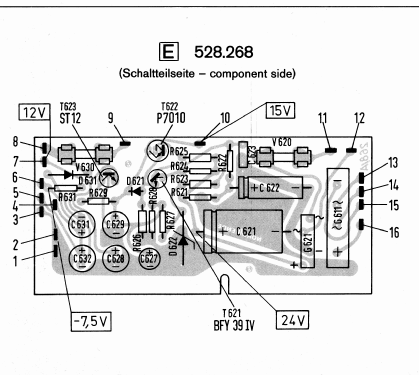 HiFi-Stereo-Steuergerät 7504/ST 972.163.A; Nordmende, (ID = 62789) Radio