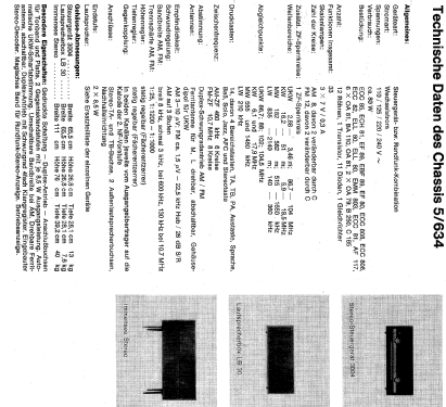 Immensee-Stereo Ch= 5/634; Nordmende, (ID = 64004) Radio