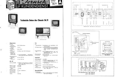 Imperator Ch= StL 11/23 - Rfk = 1/632; Nordmende, (ID = 1857844) TV Radio