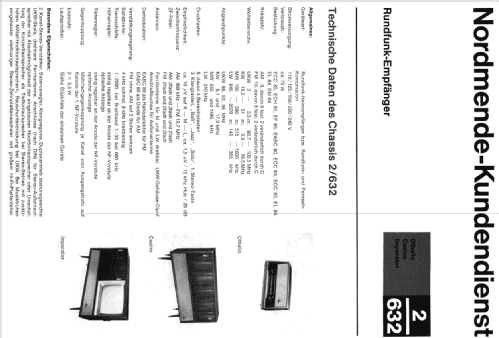 Imperator-Stereo Ch= StL 12 - Rfk = 2/632; Nordmende, (ID = 1840658) TV Radio