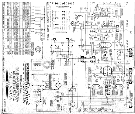 Sterling Isabella 57-USA 3D Ch= 642; Nordmende, (ID = 243108) Radio