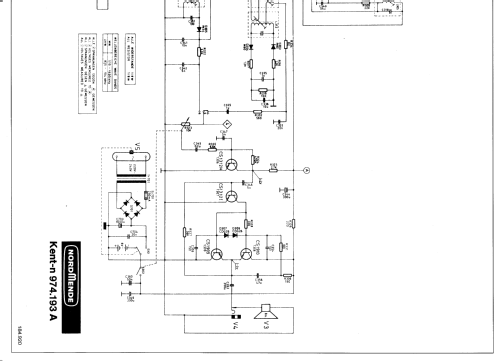 Kent-n 974.193.A; Nordmende, (ID = 260891) Radio