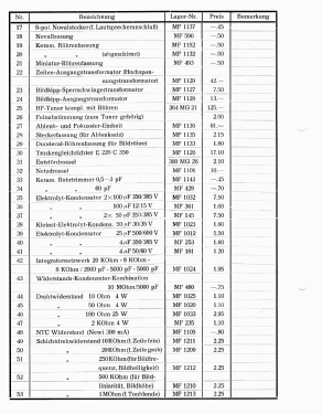 Kommodore 54 Ch= 364 + Rfk. Ch= 303; Nordmende, (ID = 2757781) TV Radio