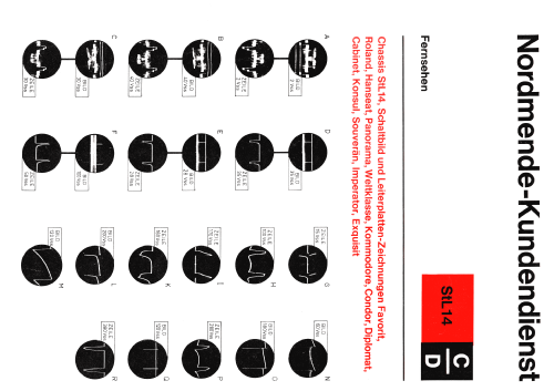 Kommodore Ch= StL14 - 864.730.00; Nordmende, (ID = 1837376) Television