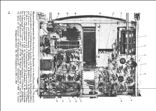 Kommodore-Phono 57 Ch= 764 + Rfk. Ch= 605; Nordmende, (ID = 1106137) Fernseh-R