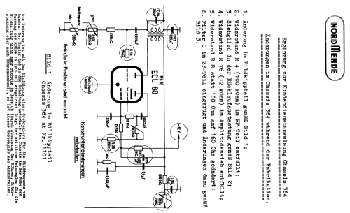 Konsul 54 Ch= 364; Nordmende, (ID = 398670) Television