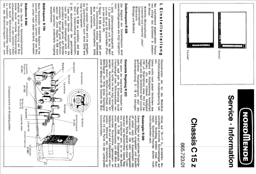 Konsul Ch= C15z 865.723.01; Nordmende, (ID = 1793700) Television