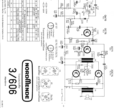 Mambino D06 CH= 3/606 863.606.00; Nordmende, (ID = 64581) Radio