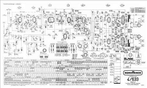 Menuett-Stereo Ch=4/633; Nordmende, (ID = 22577) Radio