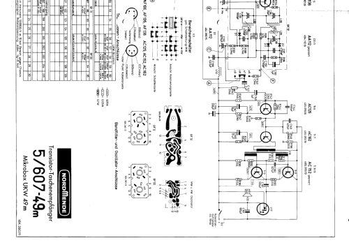 Mikrobox UKW-49m F071 Ch= 5/607-49m; Nordmende, (ID = 173029) Radio