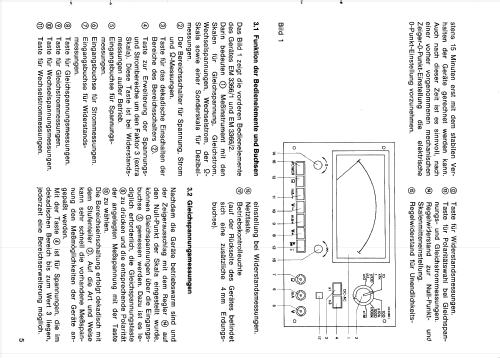 Multimeter EM3366/1; Nordmende, (ID = 431130) Ausrüstung