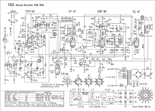 P-186WU; Nordmende, (ID = 704266) Radio