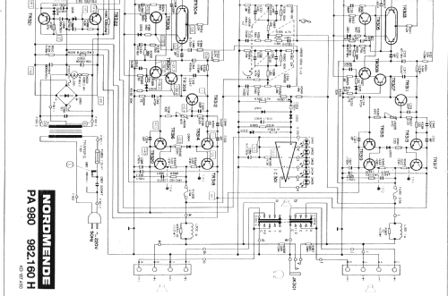 PA 980 982.160H; Nordmende, (ID = 695969) Ampl/Mixer