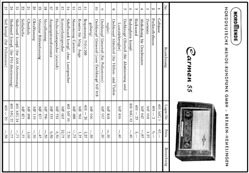 Phono-Super 55 Ch= 403; Nordmende, (ID = 655364) Radio