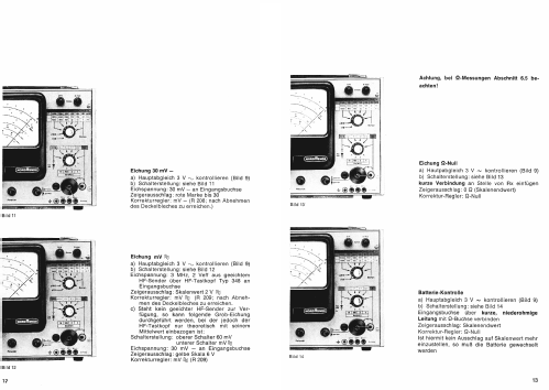 Röhrenvoltmeter URV356; Nordmende, (ID = 403346) Equipment