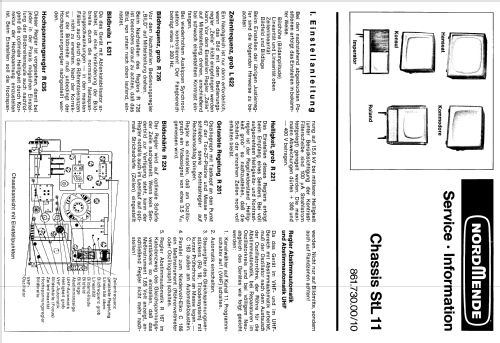 Roland 61 Ch= StL11 - 861.730.00/10; Nordmende, (ID = 1822913) Television