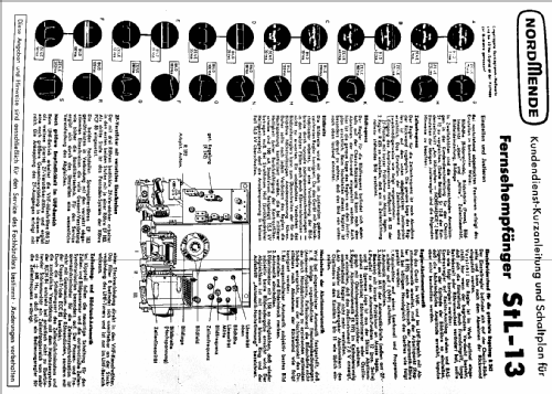 Roland Ch= StL13 - 863.730.00; Nordmende, (ID = 2012005) Television