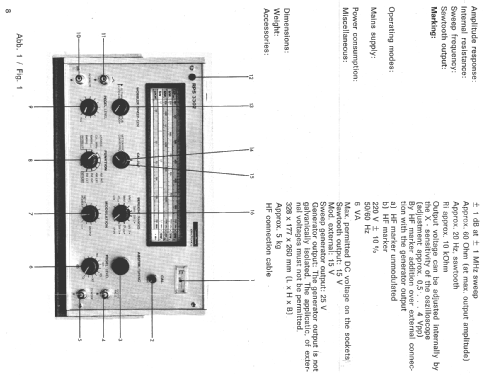 Rundfunkprüfsender RPS3302; Nordmende, (ID = 298690) Ausrüstung