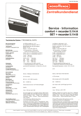 Set + Recorder 5.114 B; Nordmende, (ID = 2840482) Radio