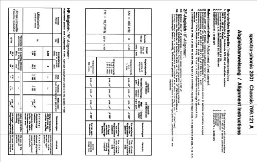 Spectra-Phonic 2001 970.121A Ch= 769.121A; Nordmende, (ID = 855449) Radio