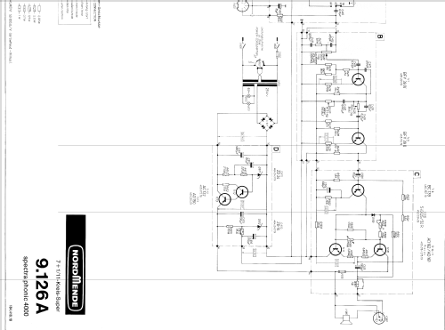 spectra phonic 4000 969.126A Ch= 9.126A ; Nordmende, (ID = 70780) Radio