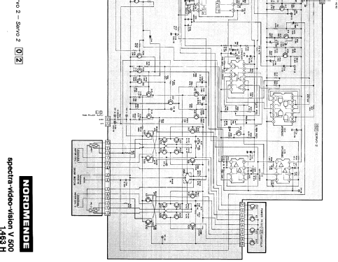 Spectra-Video-Vision V 500/1463 981,463 H; Nordmende, (ID = 1831963) Enrég.-R
