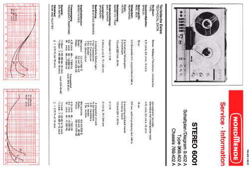 Stereo 6001 969.402A ; Nordmende, (ID = 331594) Sonido-V